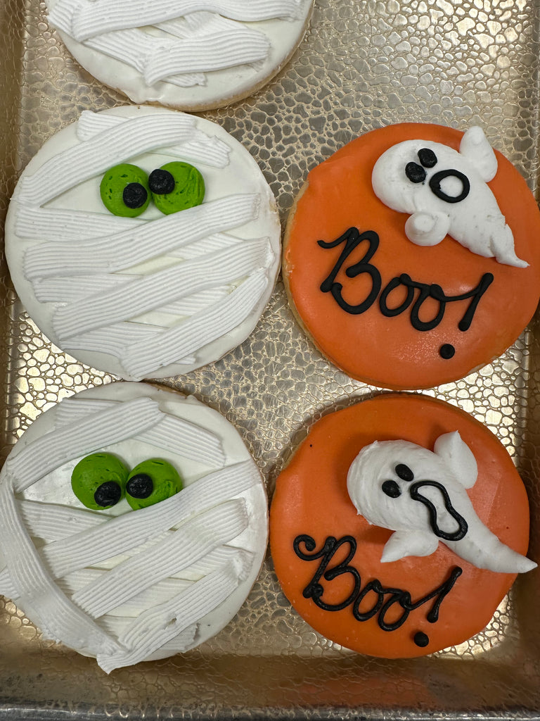 Halloween Round Boo! Cookie or Mummy