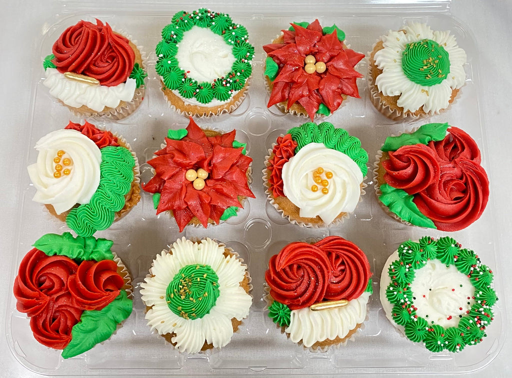 Cassie's Christmas Dozen Cupcakes