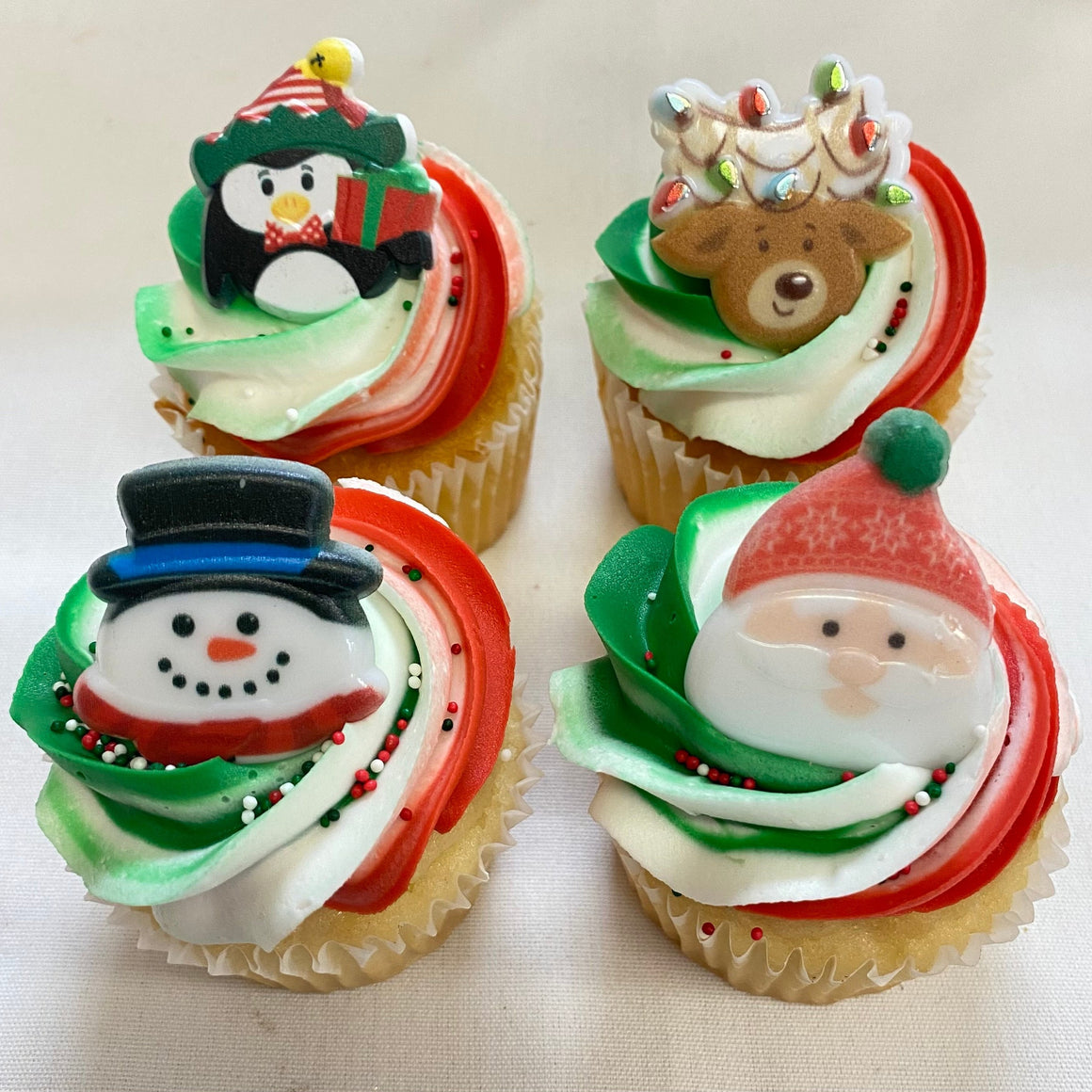 Christmas Cupcake: Character Rings