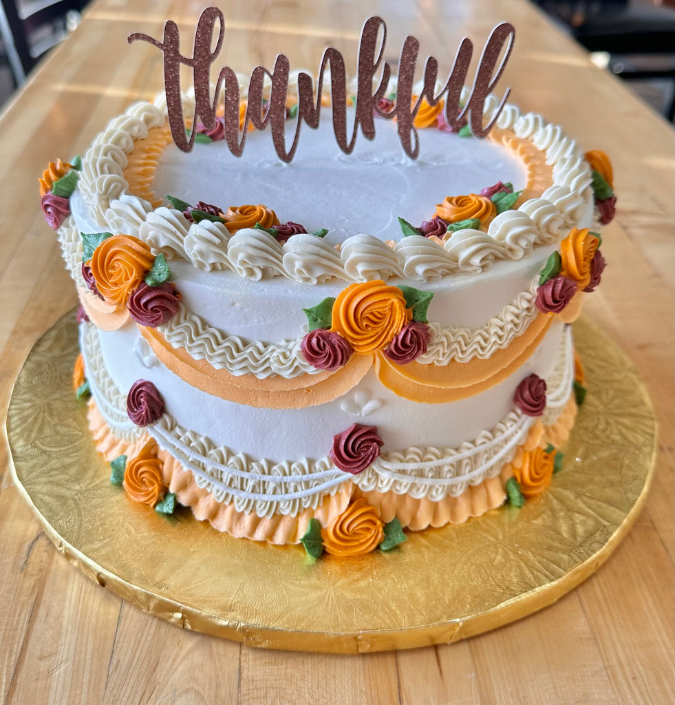Thankful Cake 8" Round (requires 5 days notice)