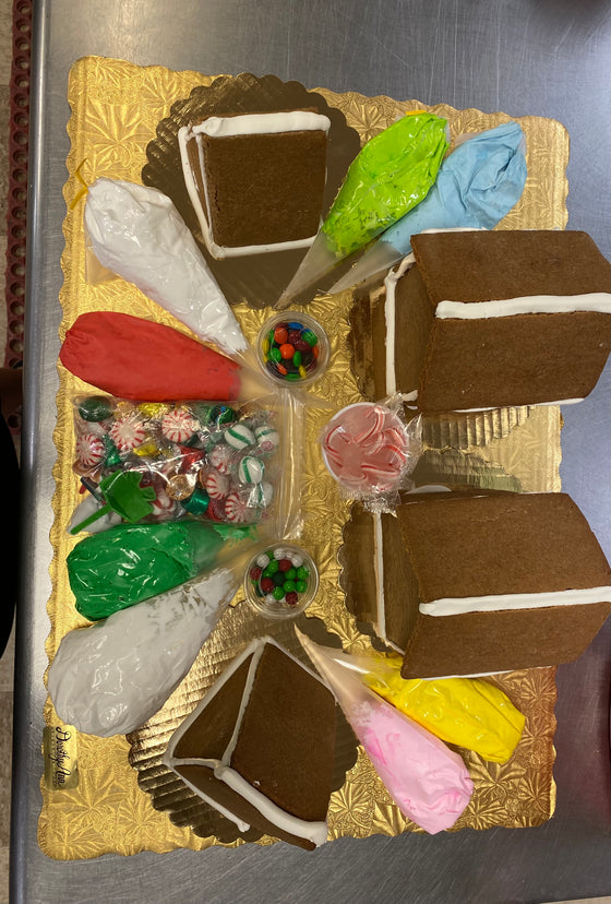 Gingerbread Village "Decorate at Home" (please allow 4-5 day notice)