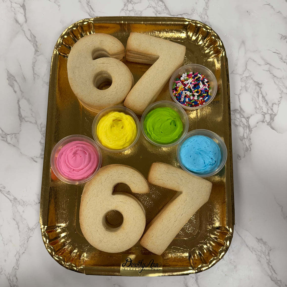 Decorate Your Own Cookie Tray- 6 7 theme