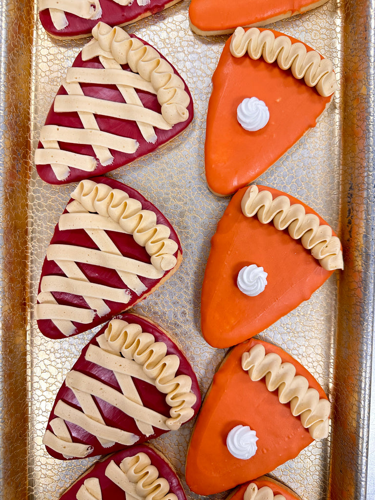 Pumpkin Pie Slice or Cherry Pie Slice Cookie