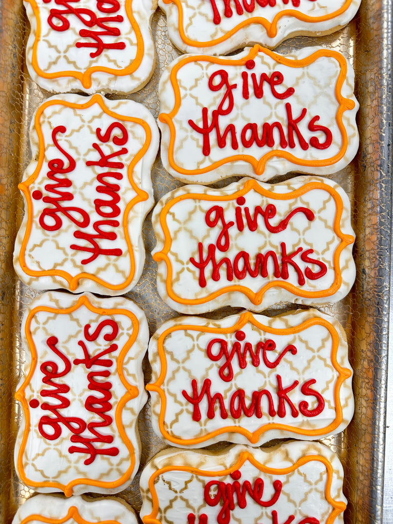 Give Thanks Cookie
