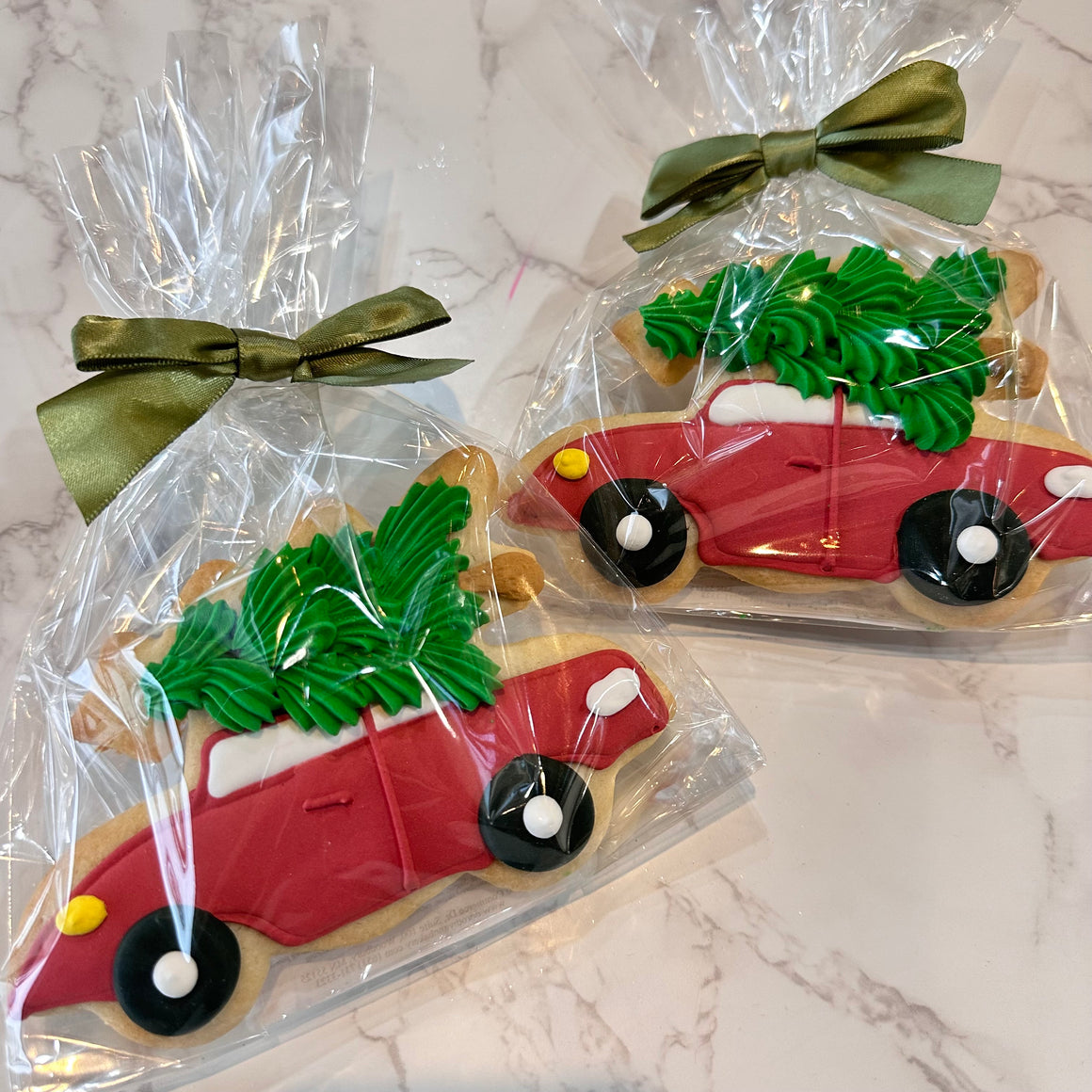 Bringing Home the Tree Stocking Stuffer Cookie