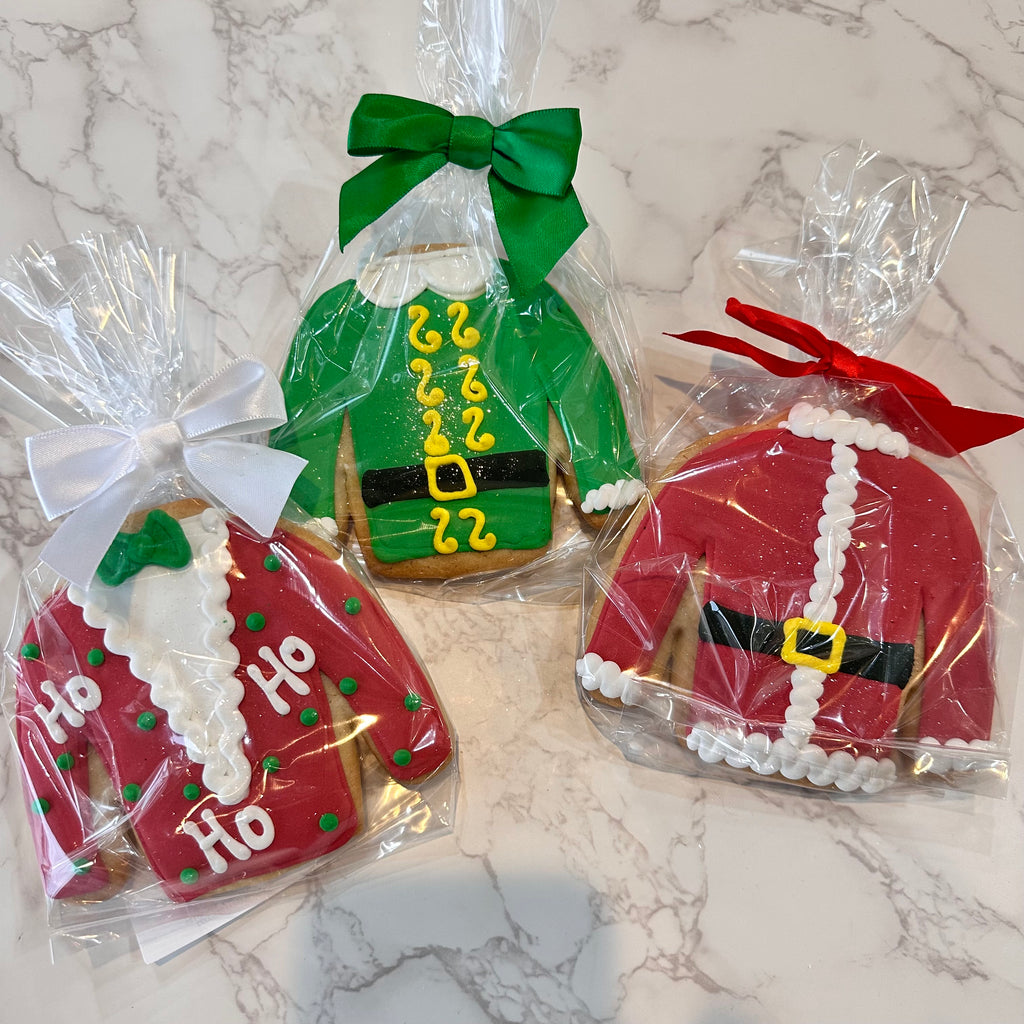 Ugly Sweater Stocking Stuffer Cookies