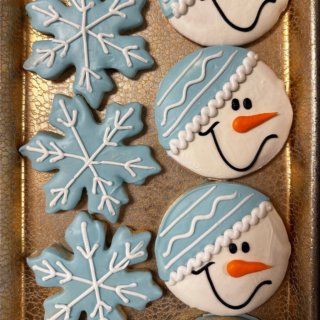 Snowflake or Snowgirl Cookie