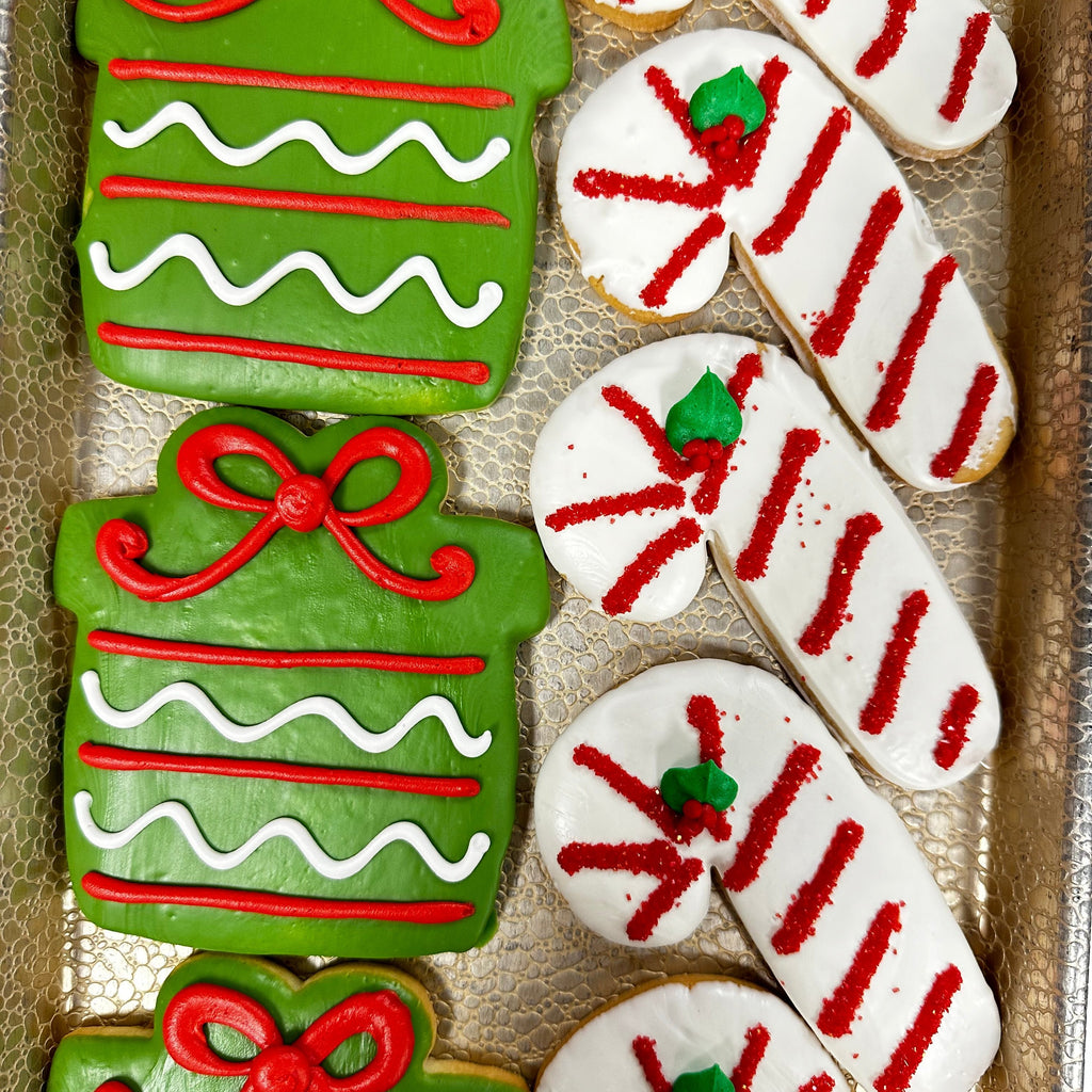 Present or Candy Cane Cookie