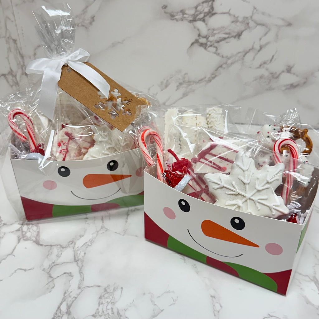 Snowman Face Gift Box