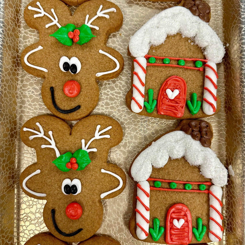 Gingerbread Reindeer or House Cookie