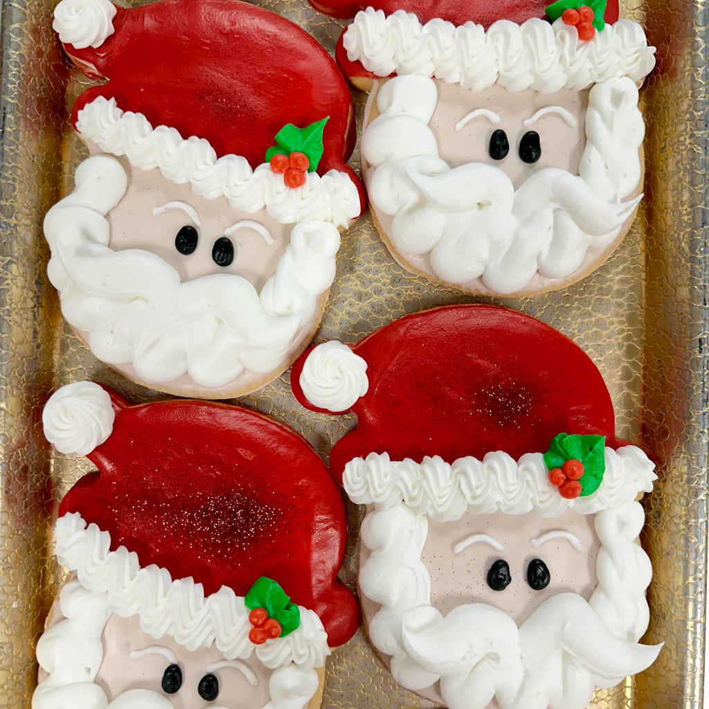 Santa Face Cookie