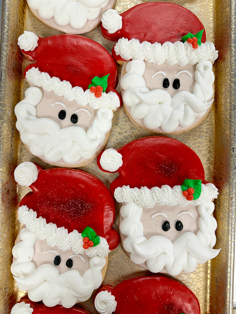 Santa Face Cookie