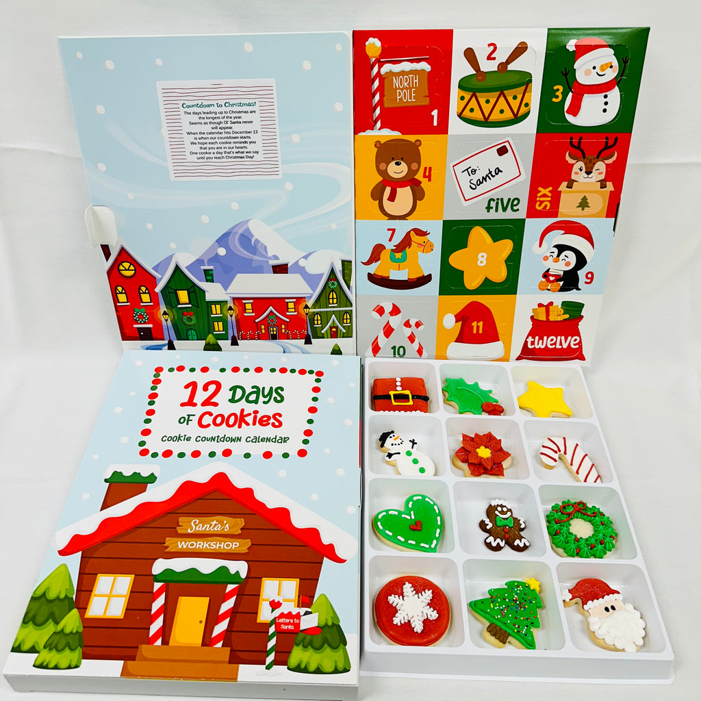 "12 Days of Cookies" Cookie Countdown Calendar