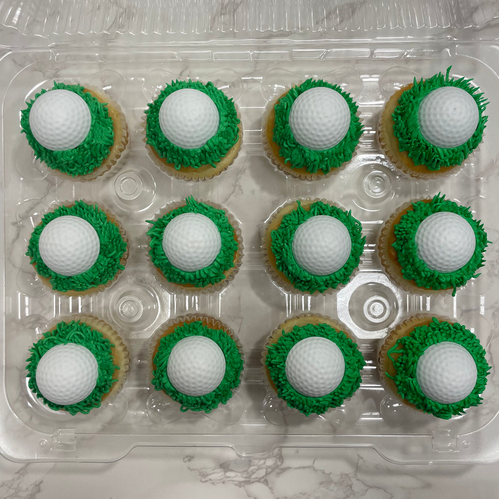 Golf Ball Cupcakes