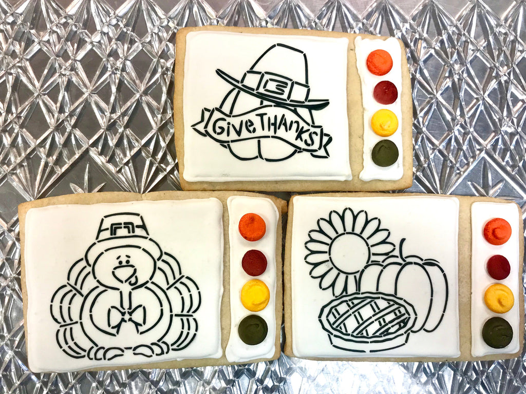 Thanksgiving Paint Your Own Cookies