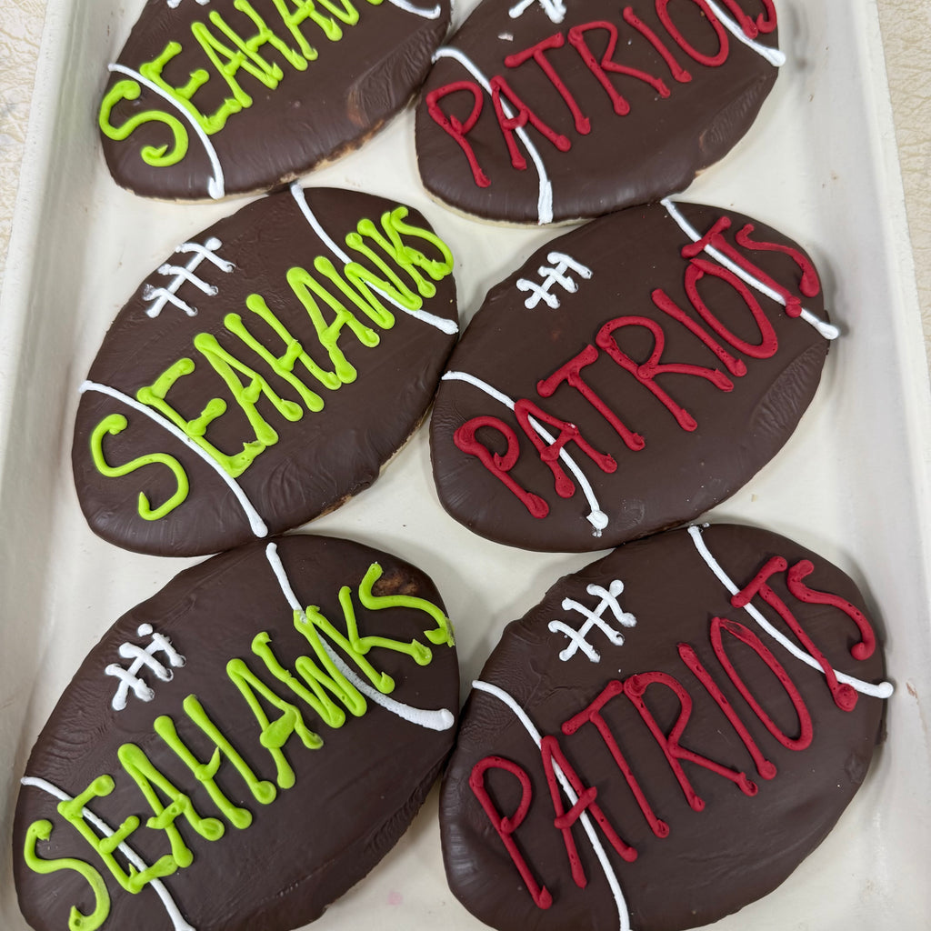 Football Decorated Cookie (any team)