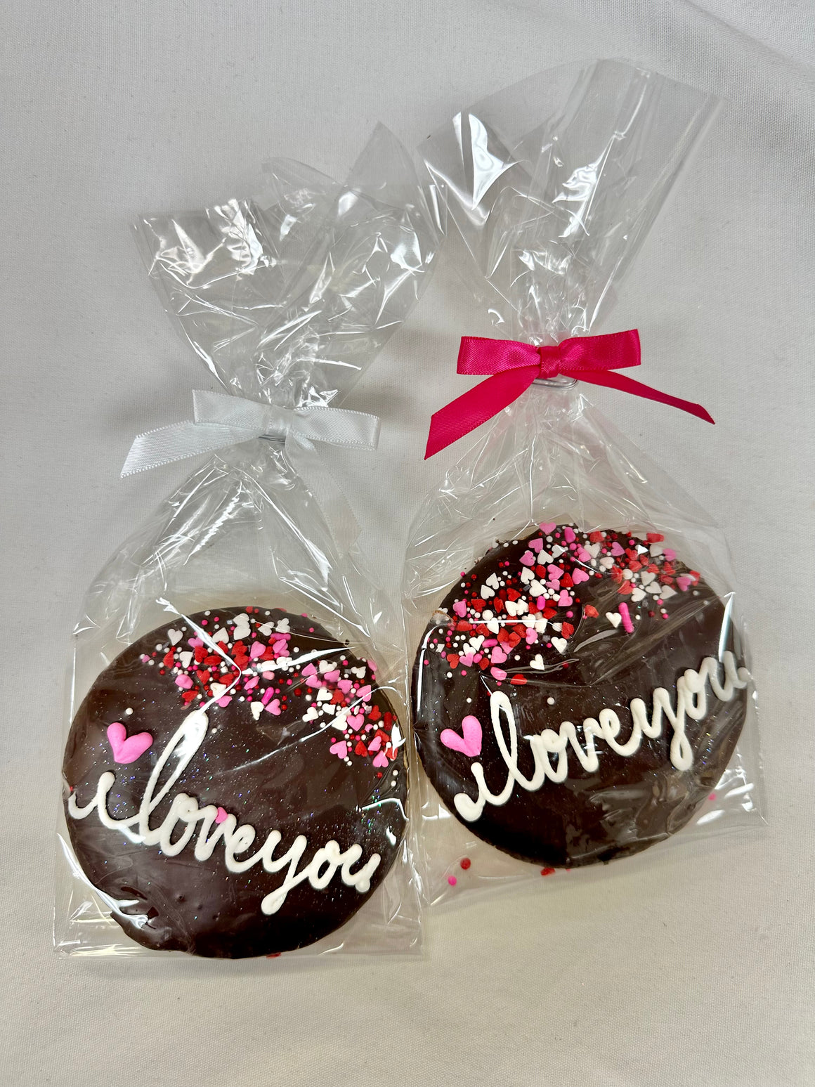 4" Round 'I love you' Cookie