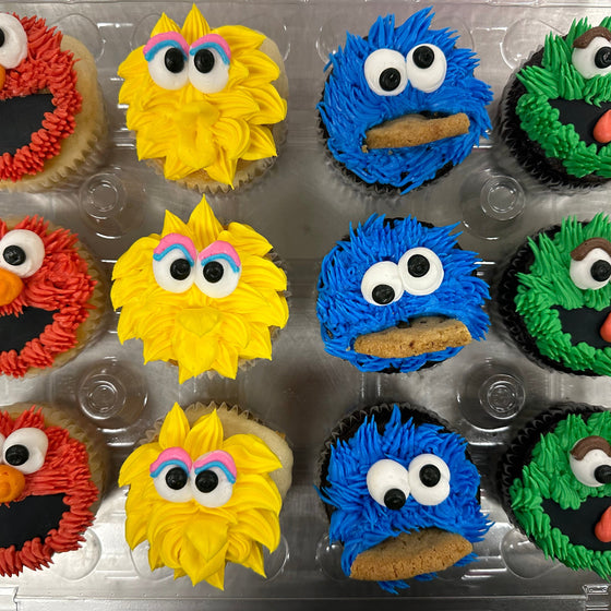 Sesame Street Dozen Cupcakes