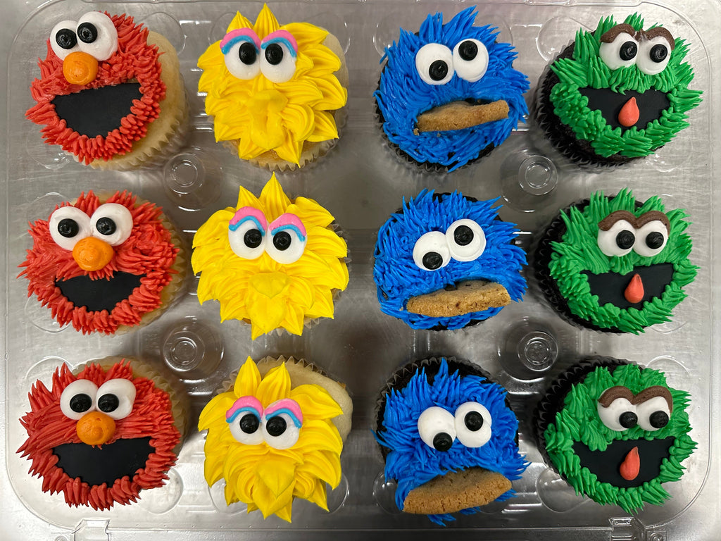 Sesame Street Dozen Cupcakes