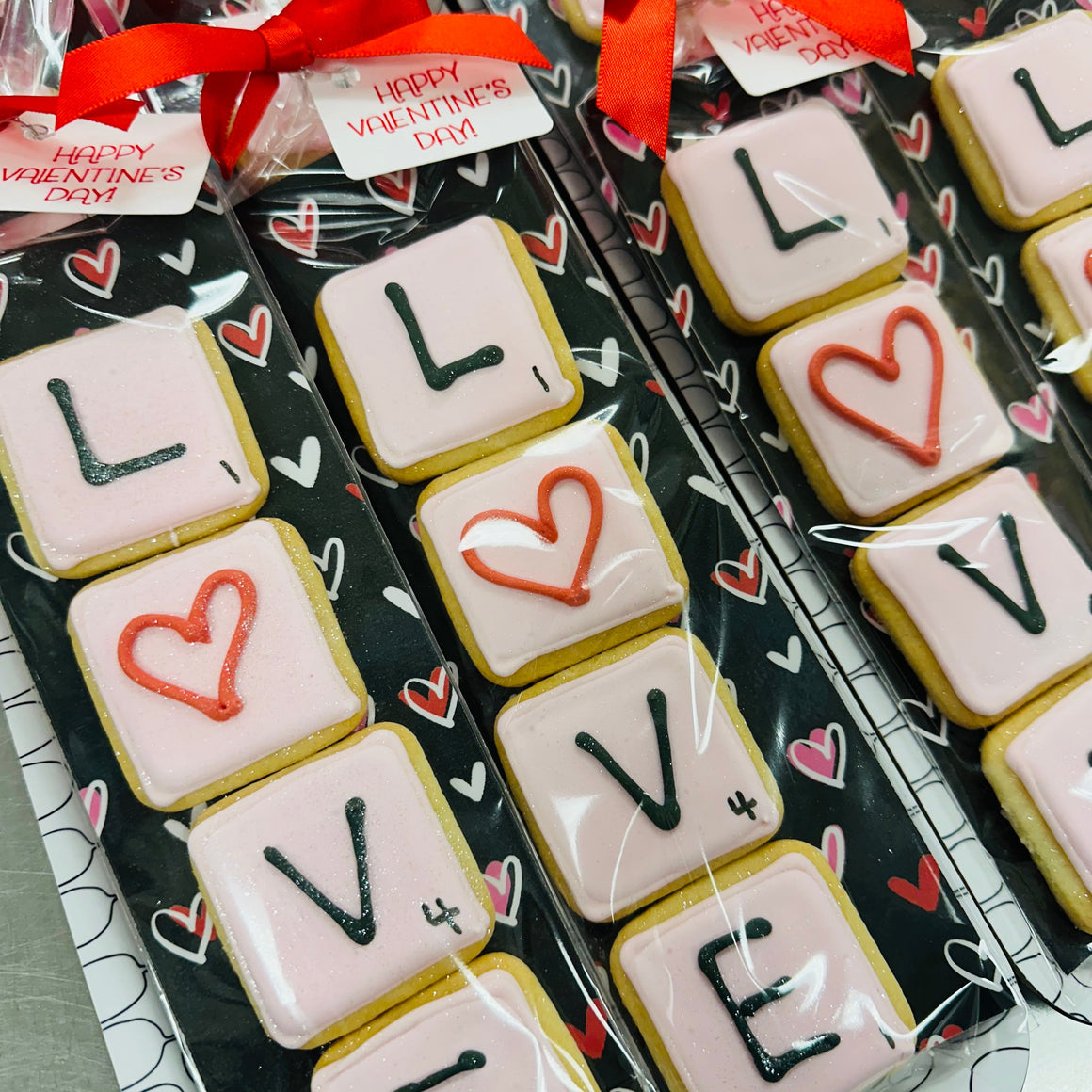 Mini Cookie Set "Love" Scrabble Letters