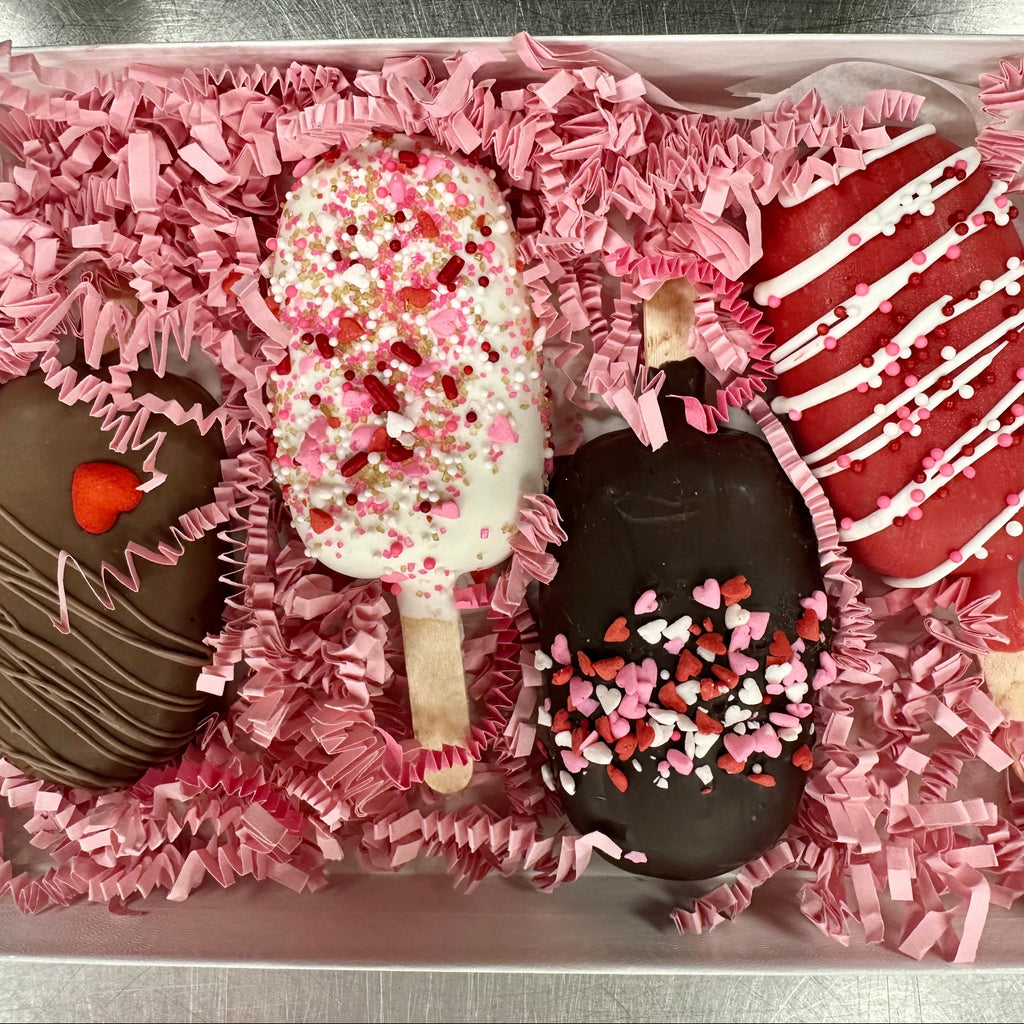 Valentine Cakesicle 4 pack Gift Box (Jan 31-Feb 14 only)