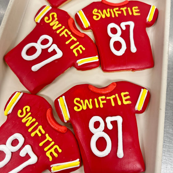 Swiftie Jersey Decorated Cookie