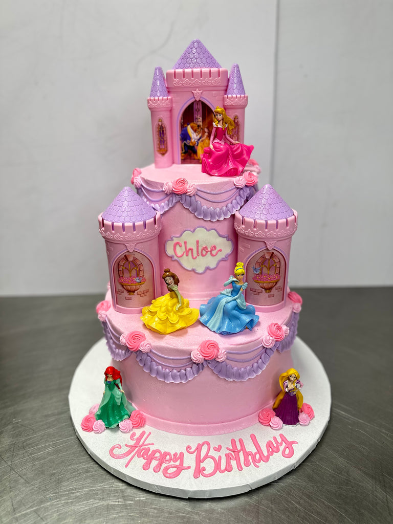 Princess Castle Tiered Cake