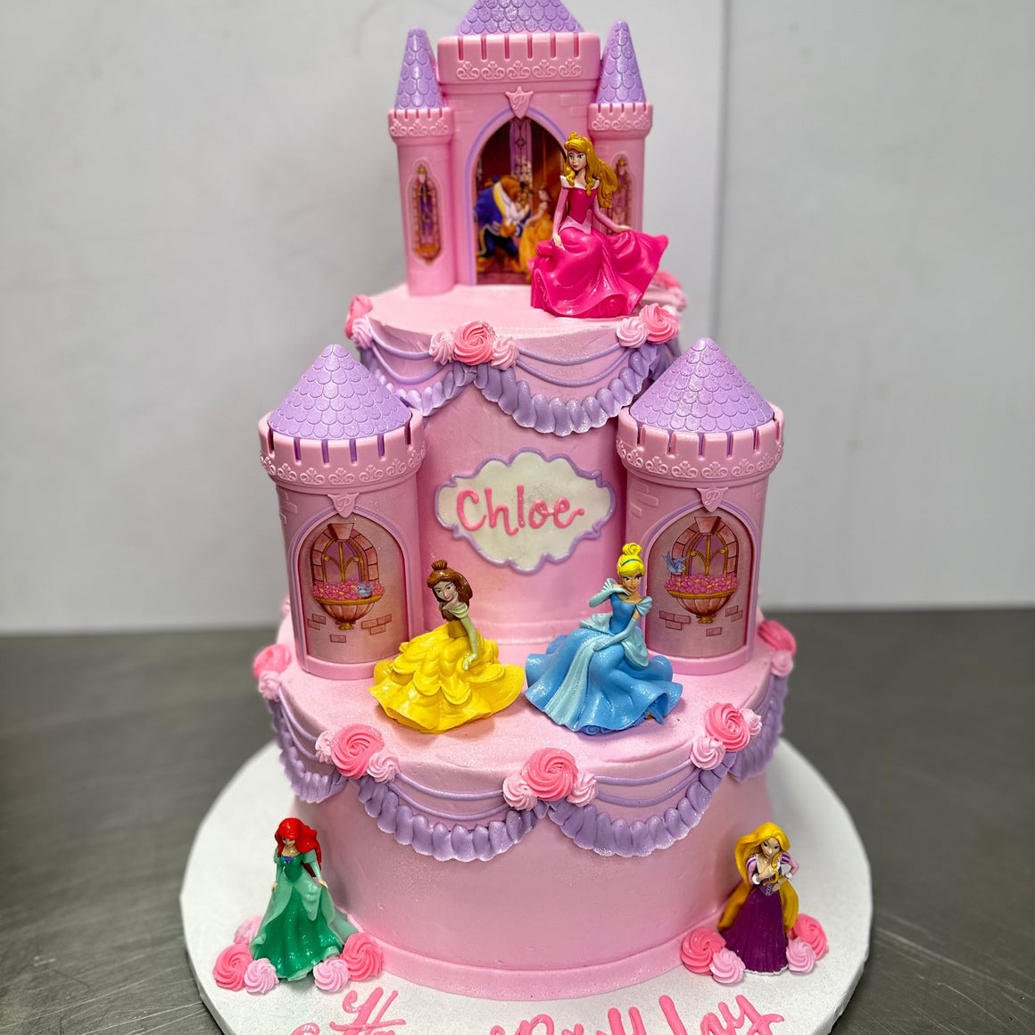 Princess Castle Tiered Cake