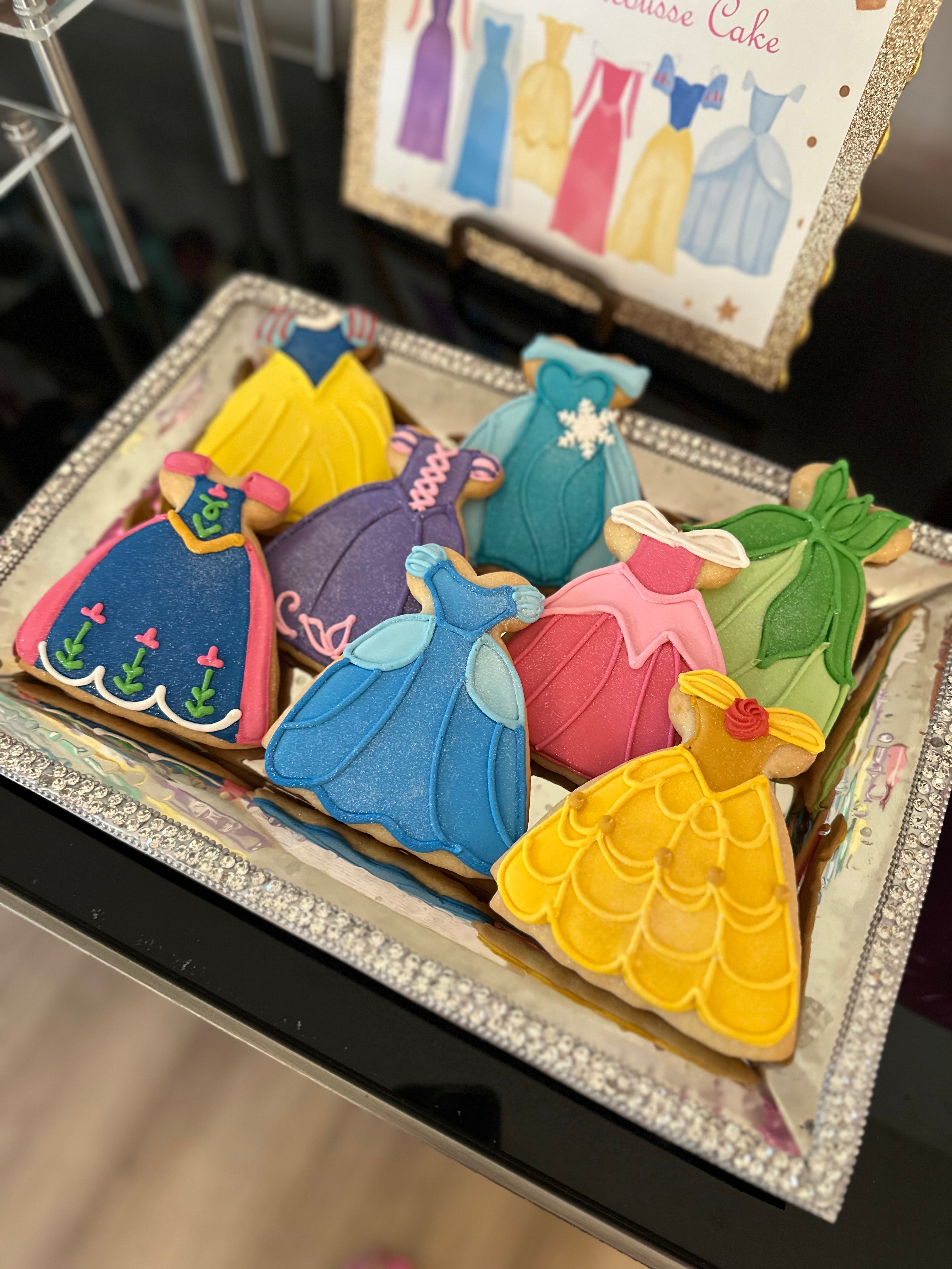 Princess Dress Cookies 3 for $12.00 - Dorothy Ann Bakery & Cafe Princess Dress Cookies 3 for $12.00 - Dorothy Ann Bakery & Cafe