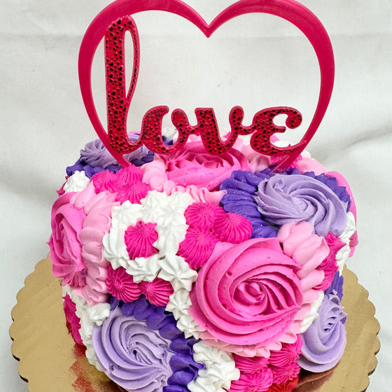 Valentine's Day 6" Cake "Lisa Theme"