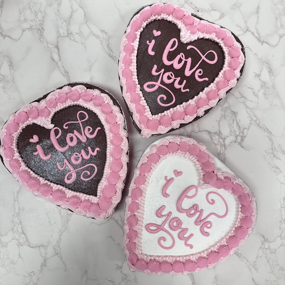 Large Heart Shaped Cake " I Love You" - Available to order Jan 31-Feb 14