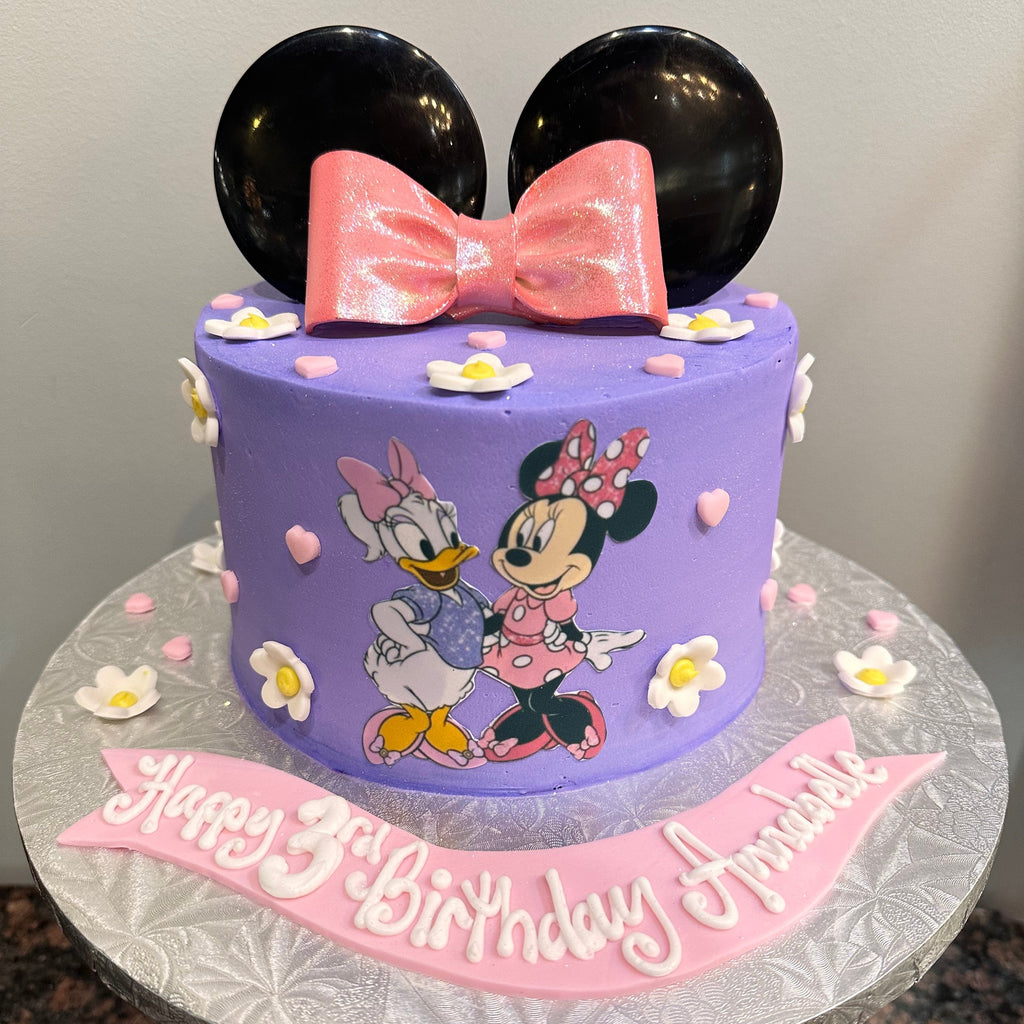 Minnie & Daisy Cake (3 layer 7" round)