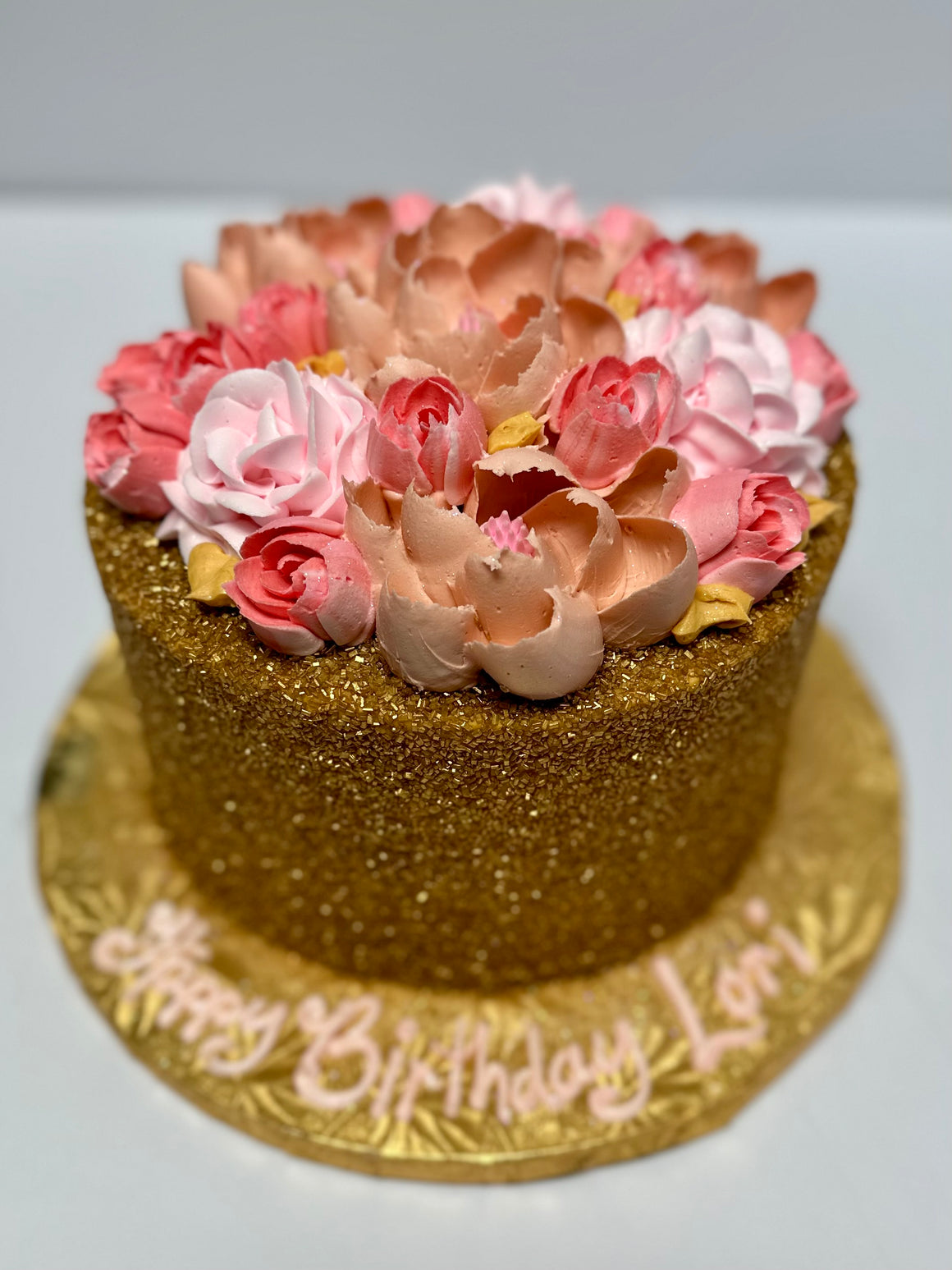 Rose Gold Glam 7" Cake
