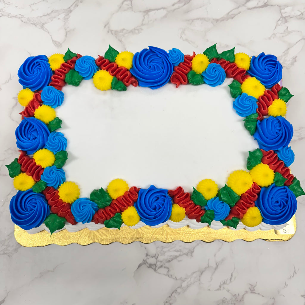Party Design Sheet Cake