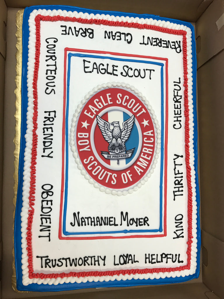 Eagle Scout Sheet Cake