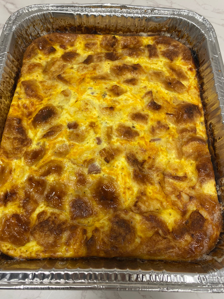 Ham & Cheddar Egg Bake