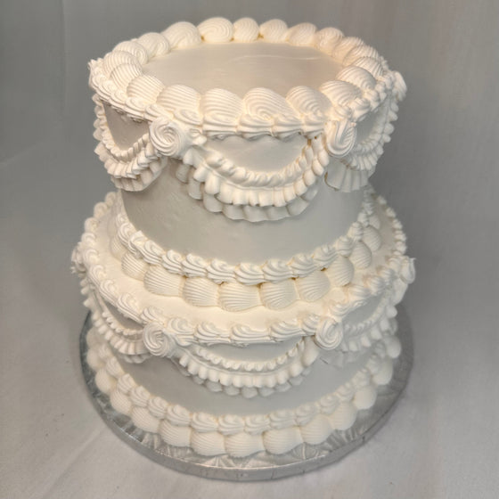 Vintage Style Tiered Cake