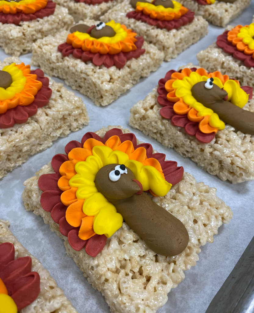 Turkey Rice Krispie Treats