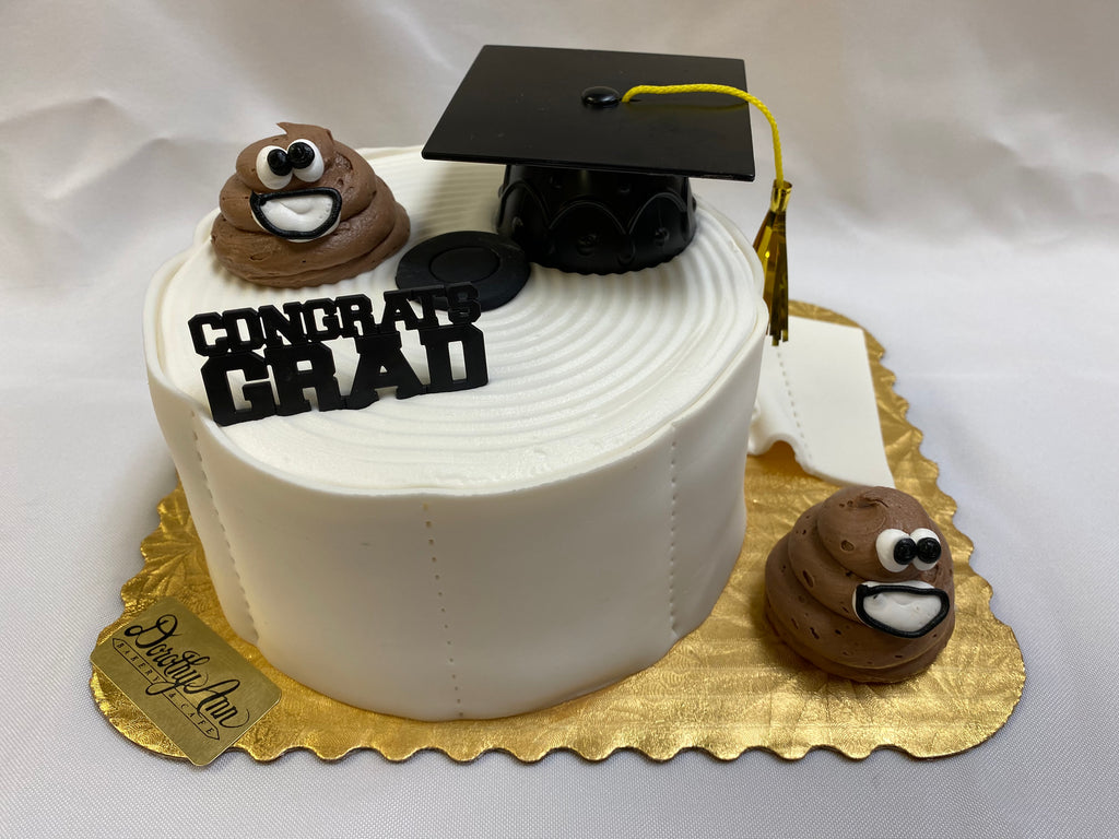 Graduation Theme Toilet Paper Cake 6"