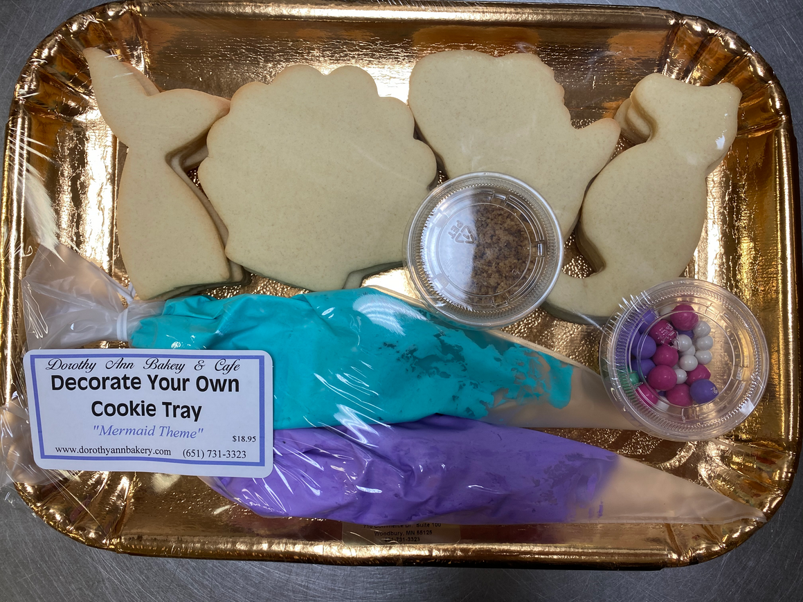 Decorate Your Own Cookie Tray- Mermaid Theme
