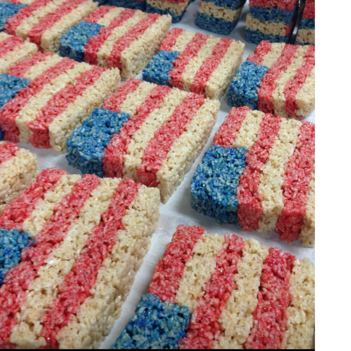 Rice Krispie American Flag (June 28 - July 3)