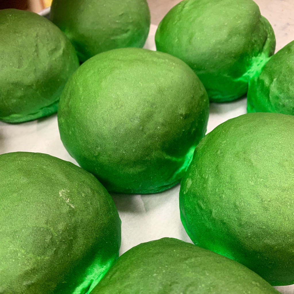 Green Hamburger Buns (Available March 14-16)