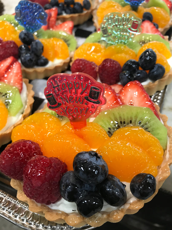 New Years Eve 4" Fresh Fruit Tart