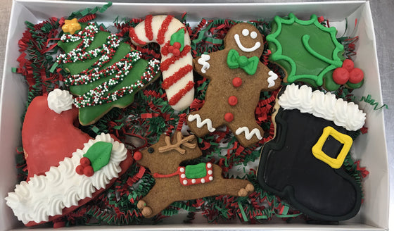 Jolly Christmas Gift Cookie Box