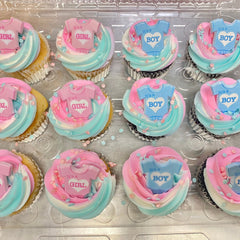 Pirottini Per Cupcake Blu Baby - 36 Pezzi In Vaso Richiudibile - Carta Oleata 65gsm - 3