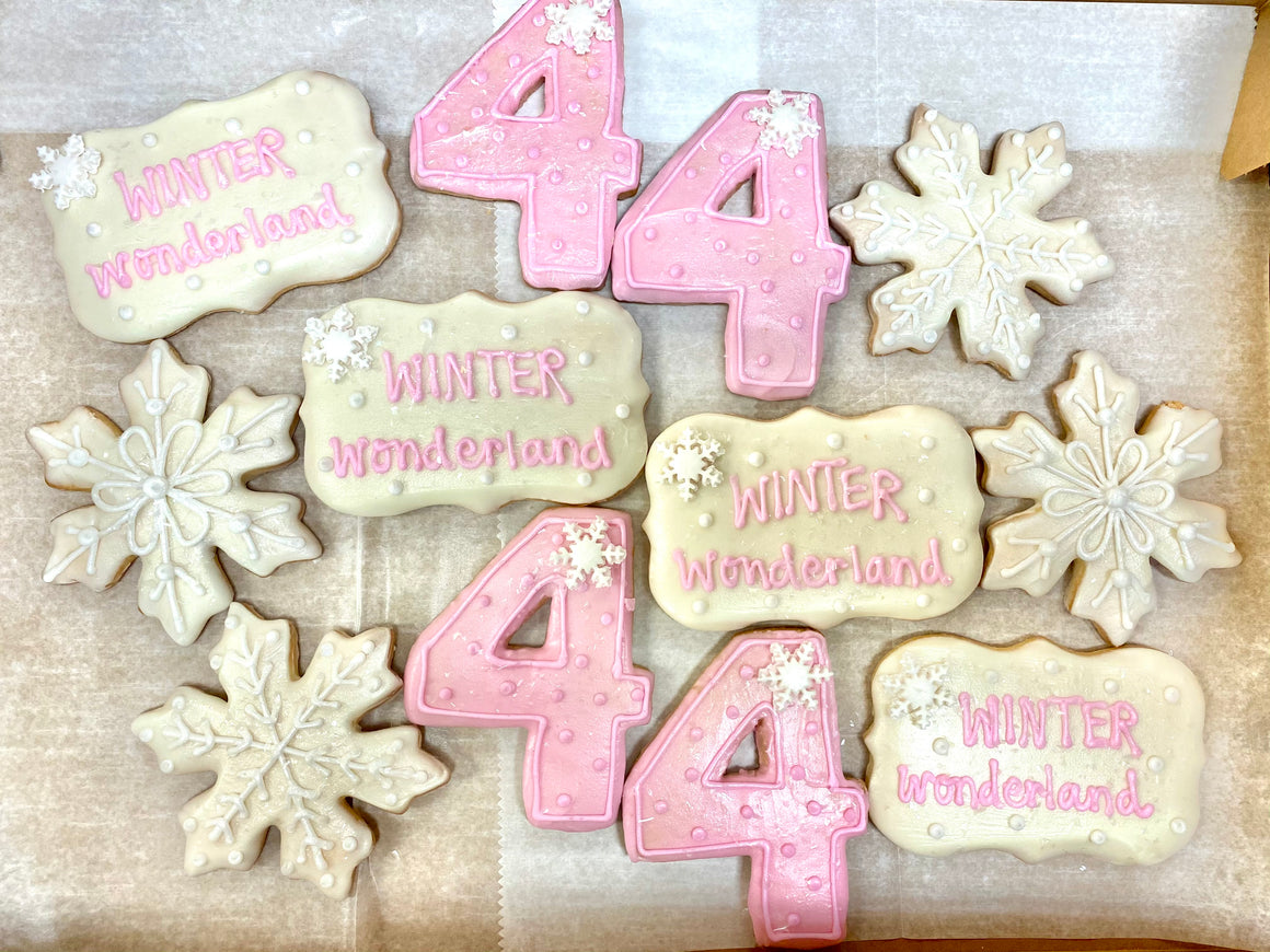 "Winter Wonderland" Snowflake Cookies