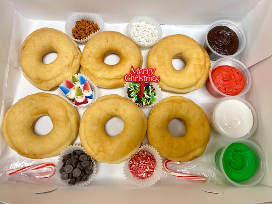 Decorate Your Own Donuts Christmas Theme