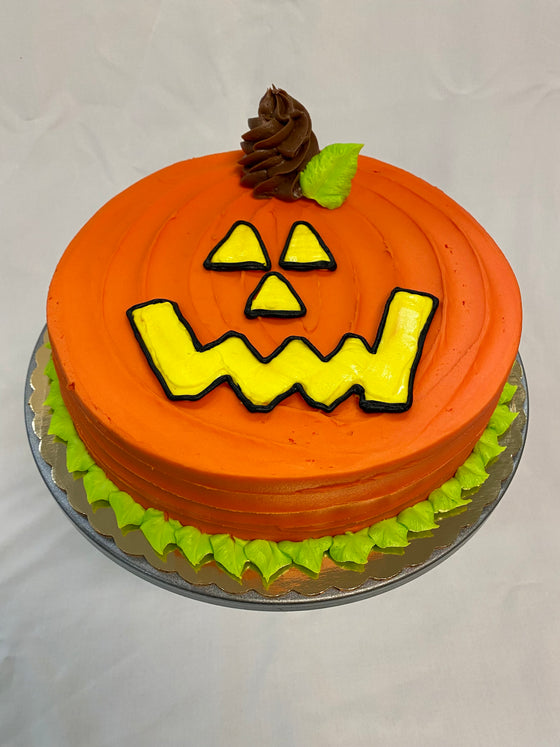 Halloween Cake 8" Single Layer Design