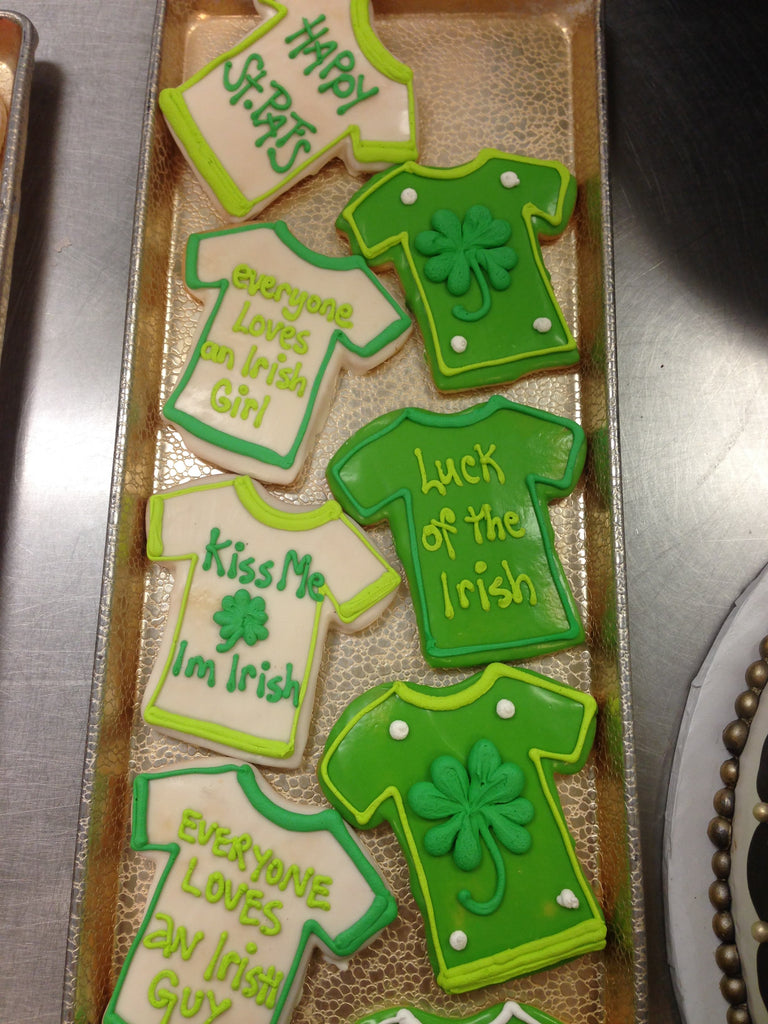 T-Shirt St Patricks Day Cookies