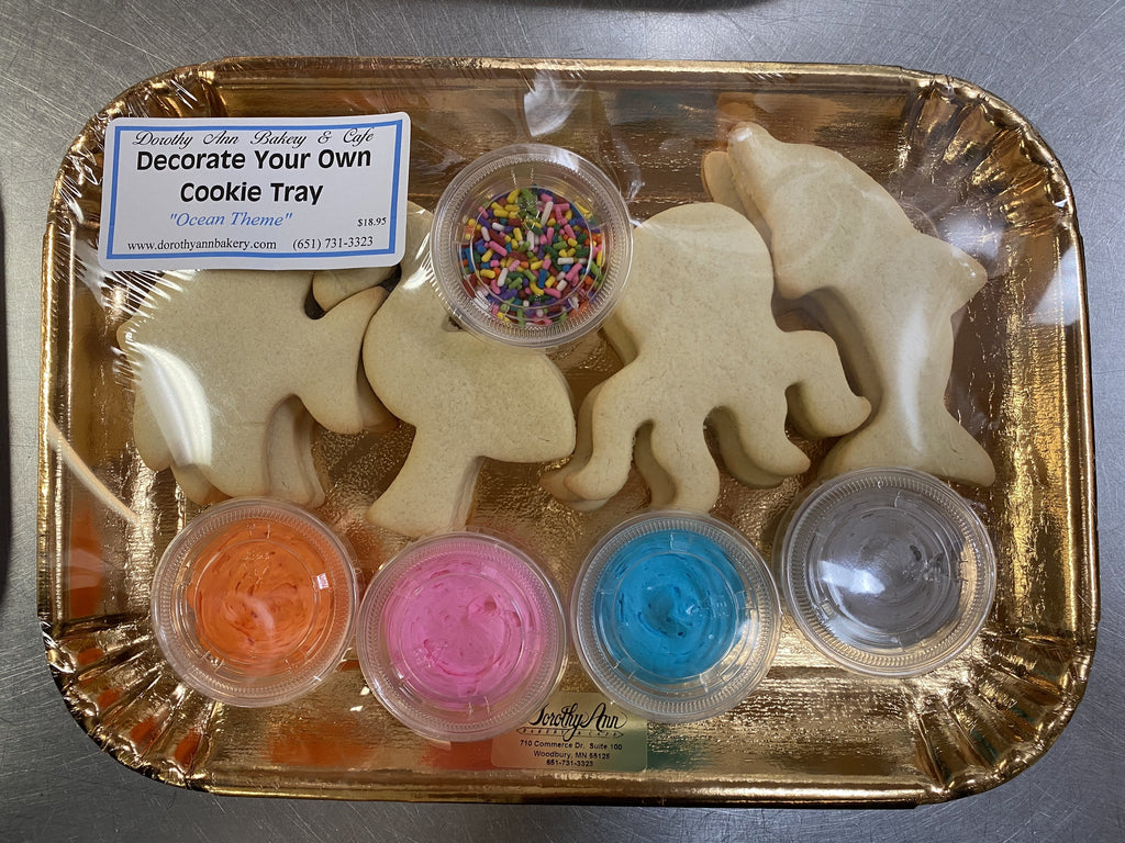 Decorate Your Own Cookie Tray- Ocean Theme